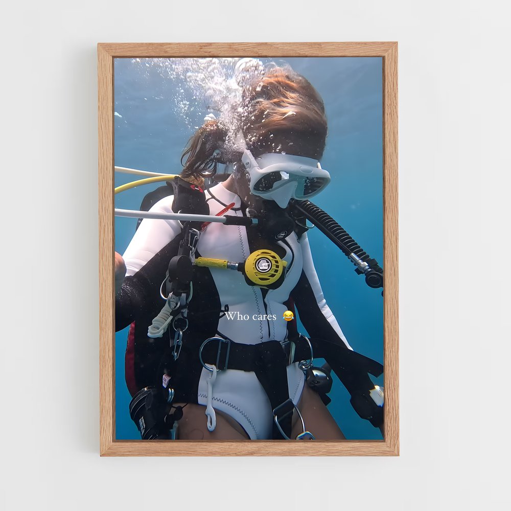 Poster Scuba de diving – affiche Plongée sous-marine (vue 4)